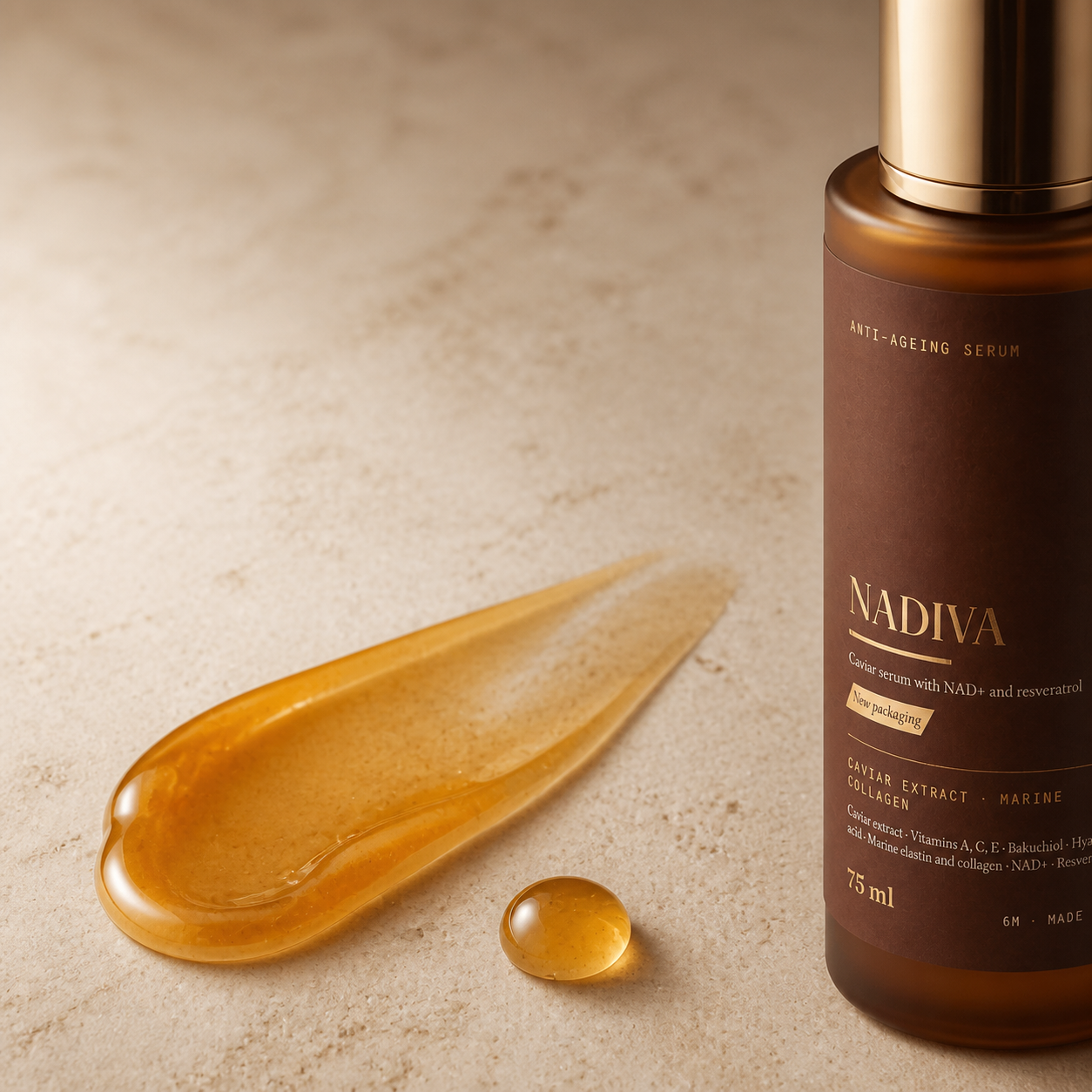 Konsystencja serum NADIVA i pipeta
